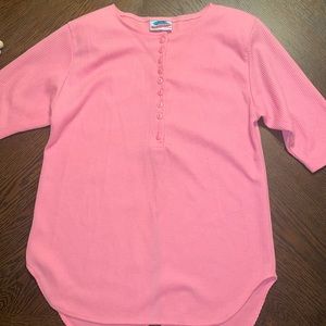 Vintage Topson Downs Pink Blouse Size M